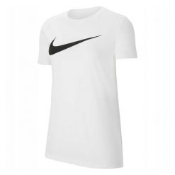 Koszulka Damska Park 20 DriFIT. Białe bluzki Nike, bez wzorów, sportowe, bez kołnierzyka, bez ramiączek. Za 150.99 zł.