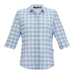 Bluzka damska Regatta Keralin. Niebieskie bluzki Regatta, bez wzorów, eleganckie, bez kołnierzyka, bez ramiączek. Za 229.99 zł.