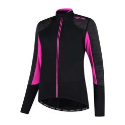 Softshellowa kurtka rowerowa Rogelli GLORY z oddychającymi plecami. Czarne kurtki sportowe Rogelli, l, bez wzorów, bez kaptura, rowerowe. Za 243.00 zł.