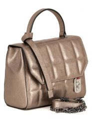 Anna Morellini Skórzana torebka "Sienna" w kolorze brązowym - 23 x 19 x 12 cm rozmiar: onesize. Brązowe torby na ramię Anna Morellini, bez wzorów, z materiału, przez ramię, pikowane, bez dodatków. Za 260.99 zł.