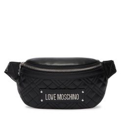 Nerka LOVE MOSCHINO. Czarne torebki klasyczne Love Moschino, bez wzorów, bez dodatków. Za 679.99 zł.
