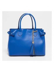 Christian Laurier Skórzana torebka "Anita" w kolorze niebieskim - 32,5 x 23 x 15,5 cm rozmiar: onesize. Niebieskie torebki klasyczne Christian Laurier, bez wzorów, z materiału, przez ramię, bez dodatków. Za 385.62 zł.