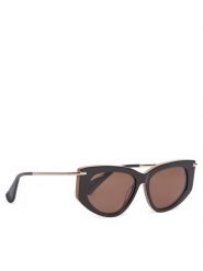 Max Mara Okulary przeciwsłoneczne MM0100 50E Brązowy. Brązowe okulary przeciwsłoneczne Max Mara, bez wzorów, z tworzywa sztucznego. Za 1,129.00 zł.