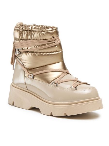 Lasocki Botki ARC-DIUNA-06 Beżowy. Brązowe botki Lasocki, bez wzorów, z materiału, bez obcasa, na płaskiej podeszwie, bez zapięcia. Za 299.99 zł.