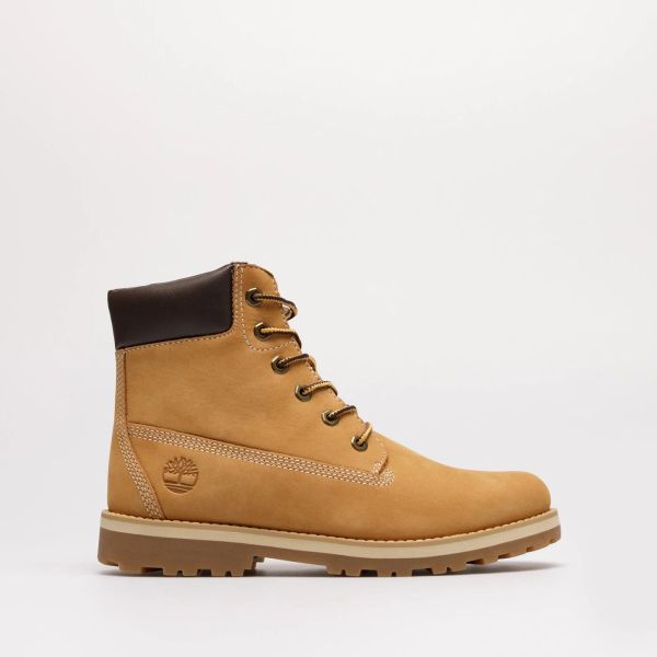 Timberland Courma Trapery damskie. Brązowe trapery i śniegowce Timberland. W wyprzedaży za 350.99 zł.