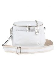 Lucca Baldi Skórzana torebka "Favara" w kolorze białym - 24 x 19 x 7 cm rozmiar: onesize. Białe torby na ramię Lucca Baldi, bez wzorów, z materiału, na ramię, bez dodatków. Za 252.99 zł.