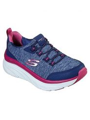 Skechers Sneakersy w kolorze niebieskim rozmiar: 38. Niebieskie trampki Skechers, bez wzorów, bez zapięcia. Za 96.14 zł.