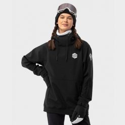 Kurtka snowboardowa damska W1-W Skywalk. Czarne kurtki narciarskie SIROKO, xs, bez wzorów, z softshellu, bez kaptura, narciarskie. W wyprzedaży za 427.00 zł.