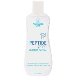 Australian Gold Peptide Pro Hybrid Facial przyspieszacz opalania hybrydowy do twarzy z kolagenem i kwasem hialuronowym Ochrona przeciwsłoneczna 90 ml. Kremy do opalania Australian Gold. Za 128.99 zł.