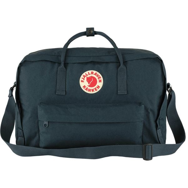 Torba miejska Fjallraven Kanken Weekender - navy. Niebieskie torby na laptopa Fjällräven, bez wzorów, z materiału. Za 951.45 zł.
