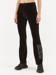 2005 Spodnie dresowe Velour Czarny Straight Fit. Czarne spodnie dresowe 2005, m, bez wzorów, z bawełny. Za 139.99 zł.