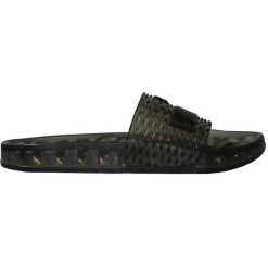 Przezroczyste Kapcie Puma x Fenty Rihanna dla Pań 35.5. Czarne obuwie domowe Puma, bez wzorów, bez zapięcia. Za 134.99 zł.