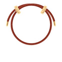 Bransoletka Liana w kolorze bordowym ze złotą nitką. Czerwone bransoletki Lilou, pozłacane. Za 149.00 zł.