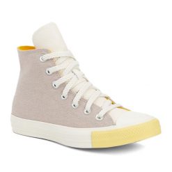 Trampki damskie Converse Chuck Taylor All Star Hi. Szare trampki Converse, bez wzorów, bez zapięcia. Za 249.99 zł.