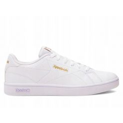 Buty sportowe damskie Reebok Court Clean sneakersy białe (100074383). Białe obuwie sportowe Reebok, z gumy, bez zapięcia, trekkingowe. Za 199.00 zł.