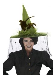 CHAKS Kapelusz w kolorze zielono-czarnym rozmiar: onesize. Zielone kapelusze CHAKS, z aplikacjami, z materiału. Za 47.99 zł.