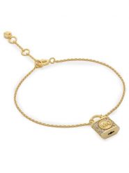 Michael Kors Bransoletka MKC1631AN710 Złoty. Żółte bransoletki Michael Kors, srebrne. Za 379.99 zł.