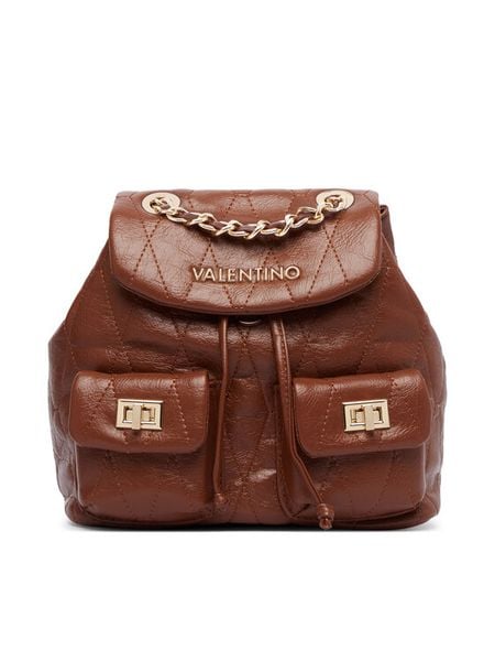 Valentino Plecak Crystelle VBSA5Q20 Brązowy. Brązowe plecaki Valentino, bez wzorów, ze skóry. Za 679.99 zł.
