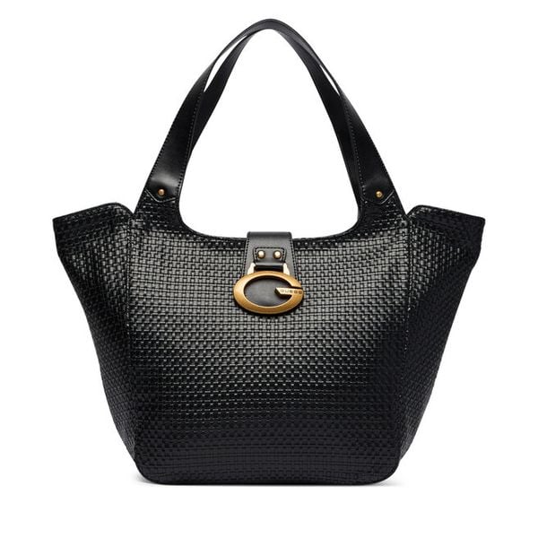 Torebka Guess. Czarne shopper Guess, z aplikacjami, bez dodatków. Za 714.99 zł.