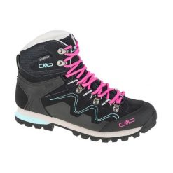 Damskie buty trekkingowe w średnim wieku CMP Athunis WP. Czarne trekkingi CMP, z gumy, outdoorowe. Za 599.99 zł.