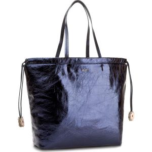 Torebka JOOP! - Sienna 4140003880 Dark Blue 402. Niebieskie shopper Joop!, bez wzorów, z lakierowanej skóry, lakierowane, bez dodatków. W wyprzedaży za 939.00 zł.