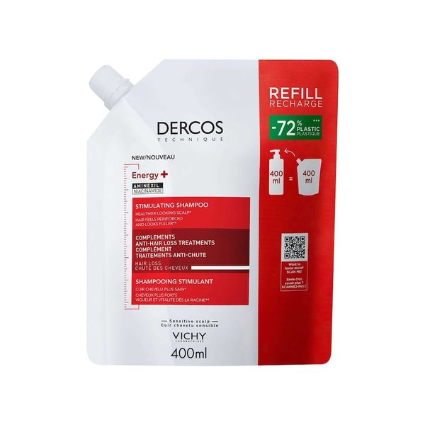 Vichy Dercos Stymulujący szampon przeciw wypadaniu włosów z Aminexilem Szampony 400 ml. Szampony do włosów Vichy. Za 133.59 zł.