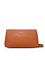 Guess Torebka Talent HWNG96 69120 Brązowy. Brązowe listonoszki Guess, z aplikacjami, ze skóry, bez dodatków. Za 549.99 zł.