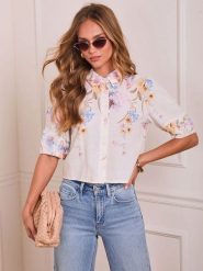 LA Angels Koszula w kolorze kremowym rozmiar: L. Brązowe koszule LA Angels, l, bez wzorów, bez kołnierzyka, bez ramiączek. Za 130.99 zł.