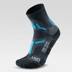 Damskie skarpety trekkingowe Uyn Trekking 2in Merino lLow Cut. Szare skarpety Uyn, bez wzorów. Za 99.99 zł.