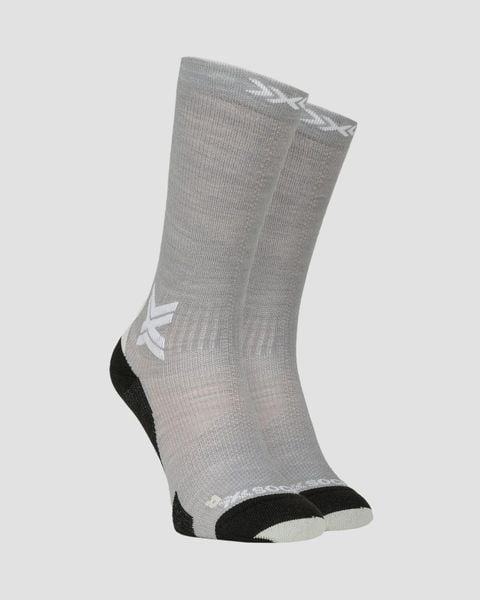 Skarpety X-Socks RUN DISCOVER MERINO CREW G701. Szare skarpety X Socks, bez wzorów, z wełny. Za 139.99 zł.