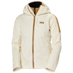 Damska kurtka narciarska z kapturem Helly Hansen Avanti Softshell. Brązowe kurtki narciarskie Helly Hansen, bez wzorów, z softshellu, z kapturem, narciarskie. W wyprzedaży za 1,599.20 zł.