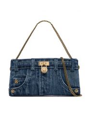 MICHAEL Michael Kors Torebka Hamilton 32F6BNXC0C Niebieski. Niebieskie listonoszki MICHAEL Michael Kors, bez wzorów, z materiału, bez dodatków. Za 1,099.00 zł.