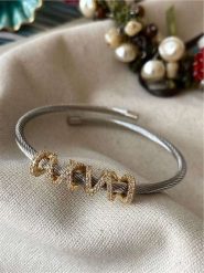 Luseera Bransoletka rozmiar: onesize. Szare bransoletki Luseera, ze stali. Za 43.99 zł.