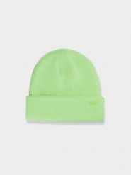 4F Czapka zimowa damska - zielona S. Zielone czapki 4f, bez wzorów. W wyprzedaży za 4.99 zł.