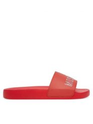 LOVE MOSCHINO Klapki JA28122G0MI13500 Czerwony. Czerwone klapki Love Moschino, bez wzorów, z tworzywa sztucznego, bez obcasa. Za 649.99 zł.