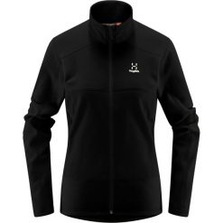 Bluza polarowa damska Buteo Mid. Czarne bluzy Haglöfs, bez wzorów, z polaru, bez kaptura. Za 300.00 zł.