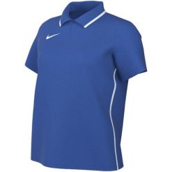 Koszulka damska Nike Dri-Fit Park 26 Polo. Niebieskie koszulki polo Nike, bez wzorów, z poliesteru, bez ramiączek, do piłki nożnej, dri-fit (nike). Za 89.99 zł.