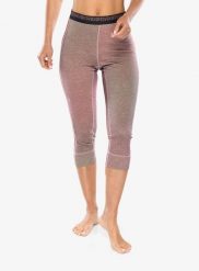 Legginsy termoaktywne damskie Ortovox 185 Rock'N'Wool Print SP. Czerwone legginsy ORTOVOX, l, bez wzorów, z materiału. Za 416.89 zł.