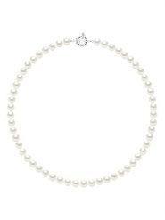 Mitzuko Naszyjnik perłowy w kolorze białym - dł. 42 cm rozmiar: onesize. Białe naszyjniki Mitzuko, z perłą, srebrne. Za 652.99 zł.