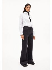 Armedangels Dżinsy "Murliaa" - Comfort fit - w kolorze czarnym rozmiar: W25/L32. Czarne jeansy ARMEDANGELS, l, z aplikacjami, z podwyższonym stanem. Za 279.31 zł.