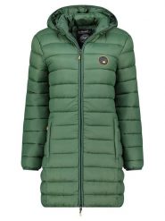 Geographical Norway Płaszcz pikowany "Atikamap" w kolorze zielonym rozmiar: XXL. Zielone płaszcze Geographical Norway, xxl, bez wzorów, bez kaptura. Za 166.10 zł.