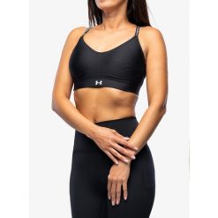 Biustonosz sportowy Under Armour Infinity Low Covered Sports Bra. Czarne bielizna sportowa Under Armour, xs, bez wzorów. Za 229.99 zł.
