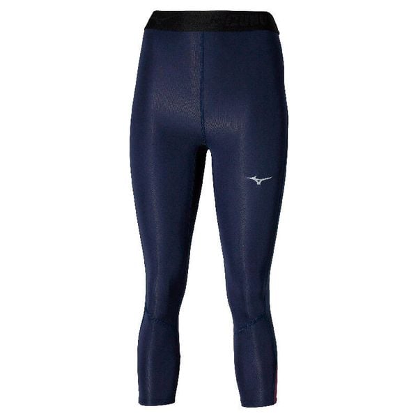 Damskie legginsy 3/4 Mizuno Core Impulse. Niebieskie legginsy Mizuno, bez wzorów. Za 222.00 zł.