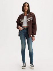 Levi´s Dżinsy - Skinny fit - w kolorze niebieskim rozmiar: W27/L30. Niebieskie jeansy l, z aplikacjami, z podwyższonym stanem. Za 241.56 zł.
