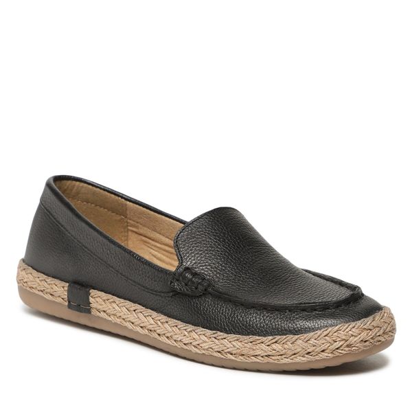 Espadryle Lasocki. Czarne espadryle Lasocki, bez wzorów, bez obcasa, bez zapięcia. Za 199.99 zł.