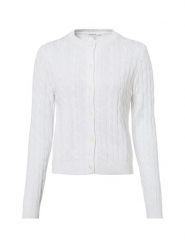 Marie Lund Kardigan Kobiety Bawełna biały, M. Białe kardigany Marie Lund, m, bez wzorów, z bawełny. Za 249.95 zł.