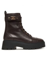 MICHAEL Michael Kors Trzewiki Mandy 40T5MAFE5L Brązowy. Brązowe botki MICHAEL Michael Kors, bez wzorów, ze skóry, bez obcasa, na płaskiej podeszwie, bez zapięcia. Za 1,109.00 zł.