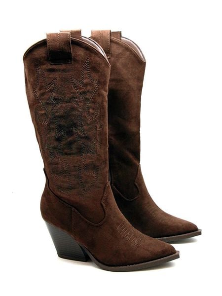 Bellucci Kozaki w kolorze brązowym rozmiar: 38. Brązowe kozaki Bellucci, na zimę, bez obcasa, bez zapięcia. Za 212.67 zł.