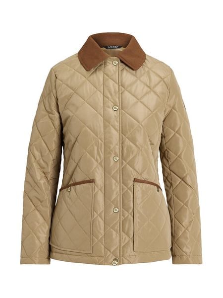 LAUREN RALPH LAUREN Kurtka przejściowa 297P10874002 Beżowy Regular Fit. Brązowe kurtki Lauren Ralph Lauren, s, bez wzorów, z syntetyku, bez kaptura. Za 1,369.00 zł.