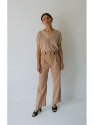 RUBY TUESDAY Sweter "Valeine" w kolorze szaroróżowym rozmiar: 40. Różowe swetry RUBY TUESDAY, bez wzorów, z bawełny, bez ramiączek. Za 255.45 zł.